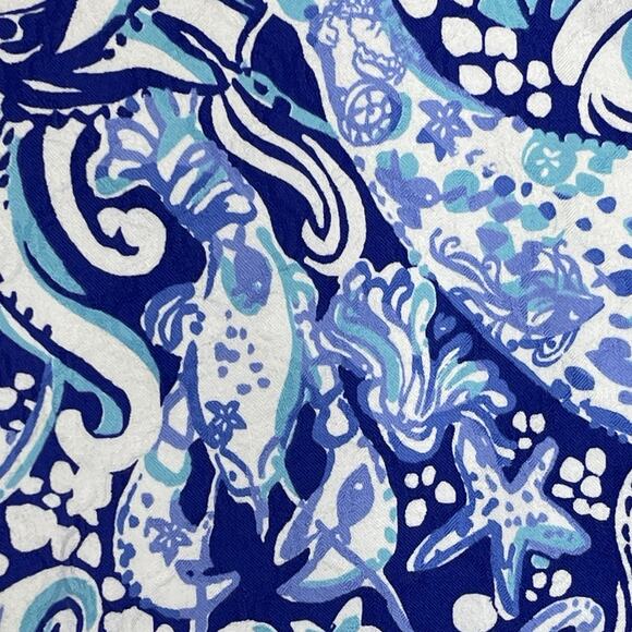 Lilly Pulitzer Kelly Skinny Ankle Pant Royal Purple 60 Animals Stretch Resort 2 - Picture 6 of 8